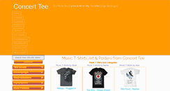 Desktop Screenshot of concerttee.com